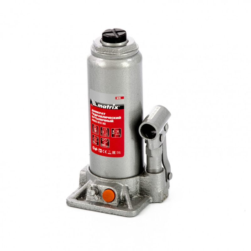 Домкрат бутылочный 6т h подъема 216-413 мм Matrix Домкрат бутылочный 6т h подъема 216-413 мм Matrix