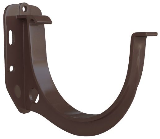 Кронштейн желоба ПВХ коричневый Стандарт