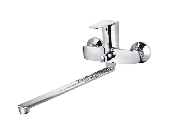 Смеситель VIKO ванна Ø40 (встроенный переключатель) L-32см, хром