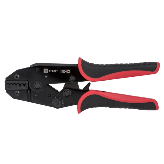 Пресс-клещи ПК-02 ( 0.25-6.0 мм2 НШвИ НШв) EKF/Expert