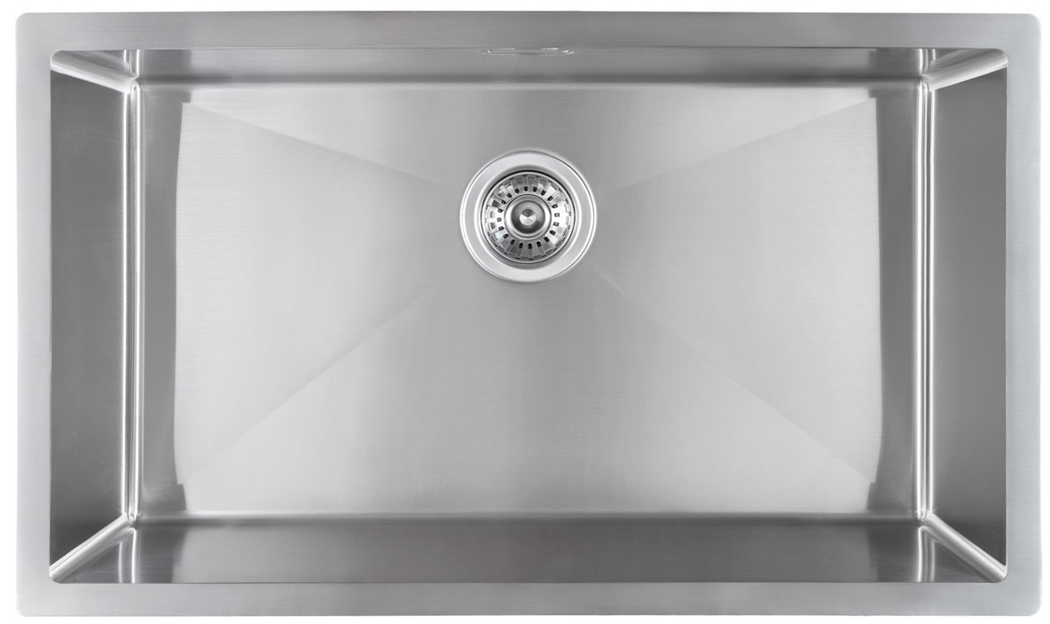 Мойка из нержавейки KAISER 740x440x200*2.0+1.2mm (цвет покрытия: сталь) /сифон