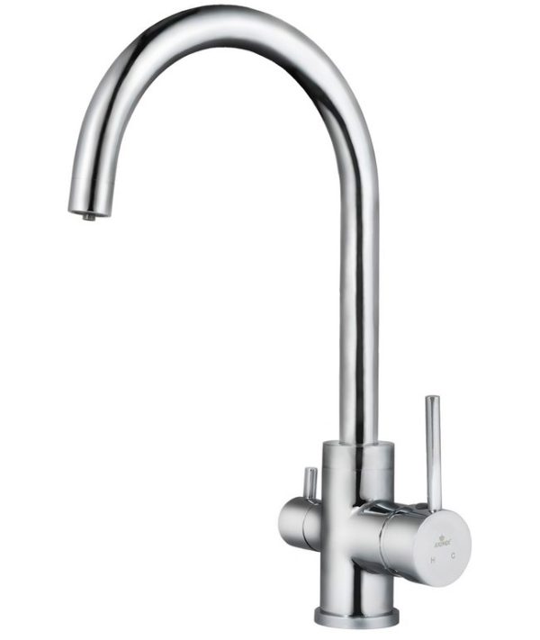 Смеситель KAISER Mercur кухня боковой под фильтр R-излив Ø35 хром