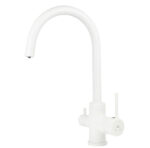 Смеситель KAISER Mercur кухня боковой под фильтр R-излив Ø35 (белый) Смеситель KAISER Mercur кухня боковой под фильтр R-излив Ø35 (белый)