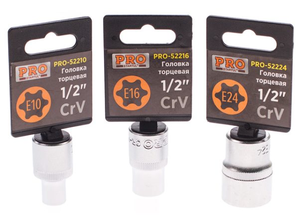 Головка звездочка 1/2" Е10 PRO STARTUL PRO-52210