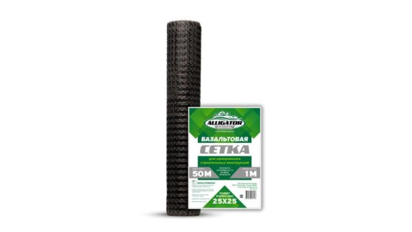 Сетка базальтовая ALLIGATOR Gavial ячейка 25*25 мм