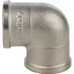 Угольник 1" ВР никелированный STOUT