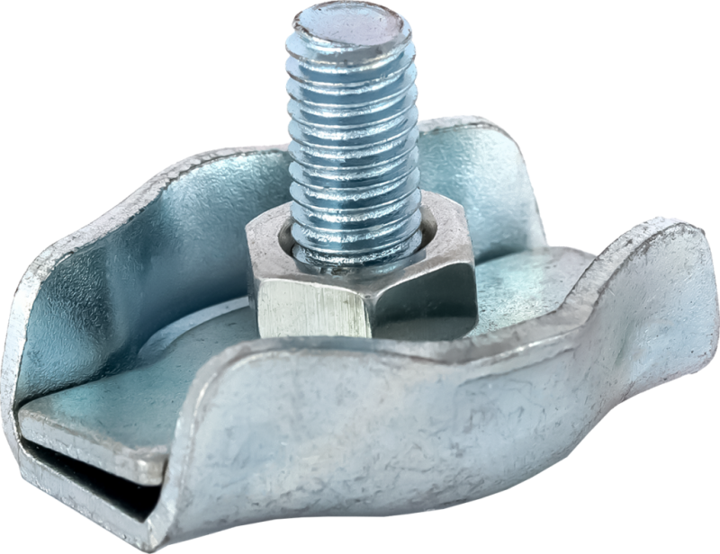 Зажим для троса один.SIMPLEX нержав. 4 мм (20 шт) А4