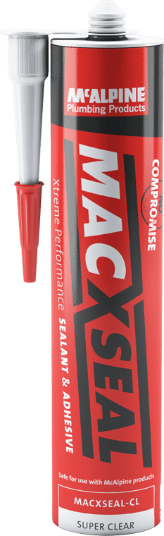 Силиконовый герметик "McAlpine" 290мл (полупрозрачный)