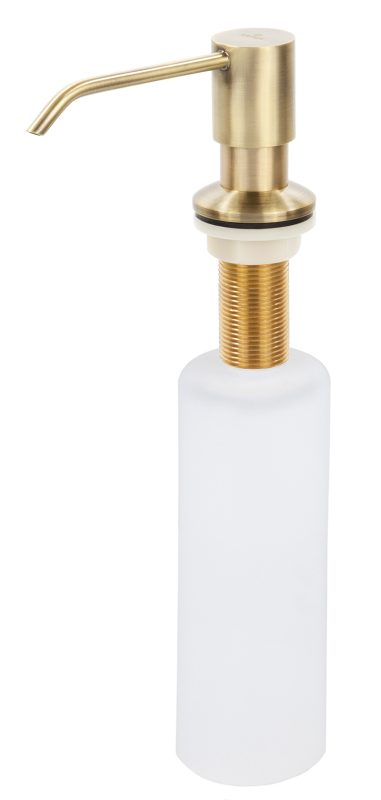 Дозатор KAISER для моющих средств встраиваемый, 350мл /Латунь,пластик /Бронза