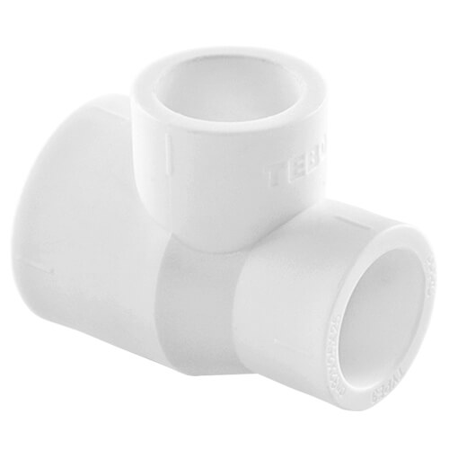 Тройник полипропиленовый редукционный 40/20/40мм (10/100) "TEBO"