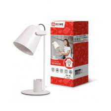 Светильник настольный под лампу на основании СНО 16Б 40Вт E27 230В с органайзером БЕЛЫЙ (коробка) IN