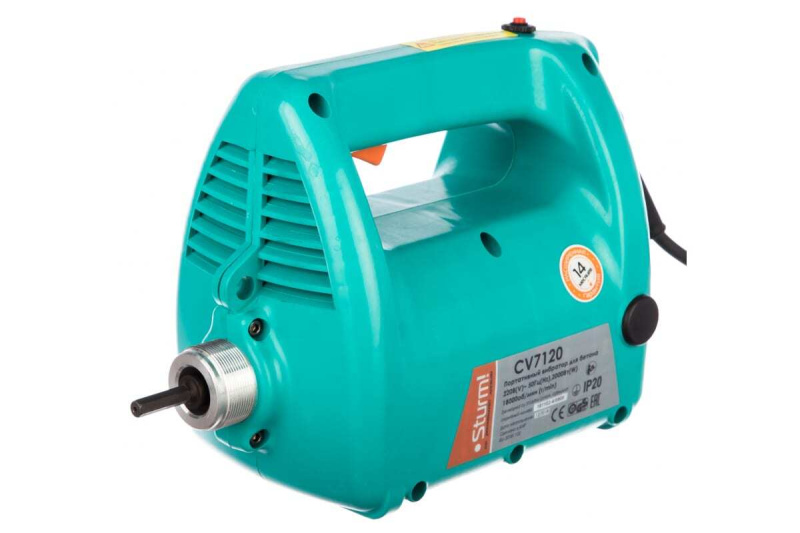 Вибратор глубинный электрический привод 2000 Вт без вала и вибронаконечника STURM CV7120