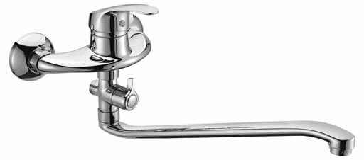 Смеситель для ванны однорычажный, излив 30 см (S), карт. 40 мм, «CALORIE» 2033 А06