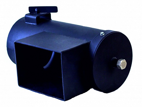 Переходник с шибером ф150 (прямоуг/круг) для котла "Сибирь-КВО" 12кВт