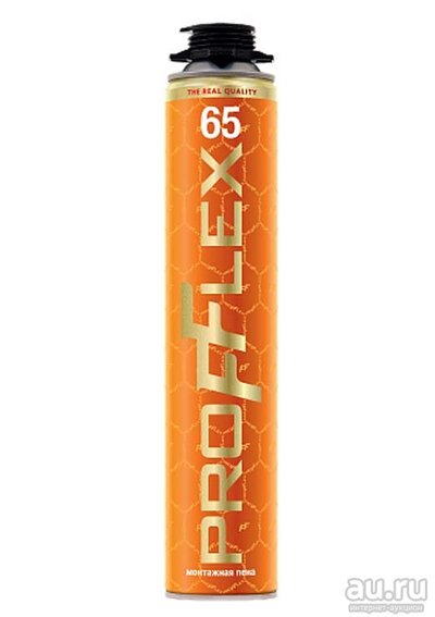 Пена монтажная проф PROFFLEX PRO 65л Голд 850мл