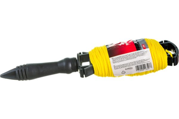 Шнур нейлоновый разметочный на катушке 50 м c ручкой D1