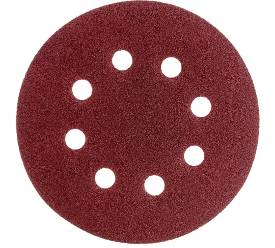 Круг шлифовальный 125 мм P100 5 штук перфорированный Сибртех