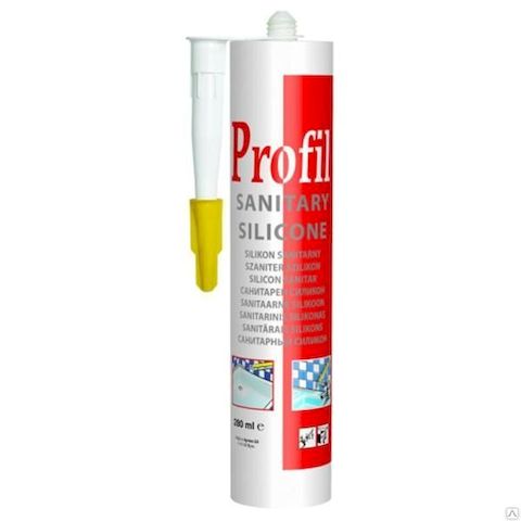 Герметик Профиль санитарный сил белый 15*270мл 124252