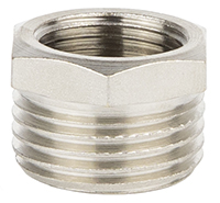 Футорка 1-1/2" х 1/2" (ник/латунь) WaterMark (5шт)