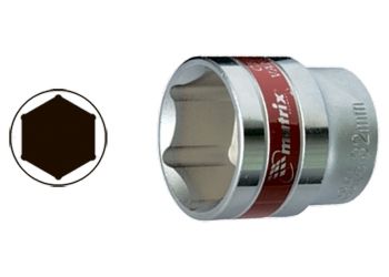 Головка торцевая 10 мм под квадрат 1/2" хром MATRIX MASTER