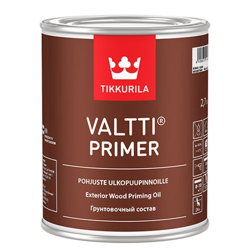 Антисептик грунтовочный Tikkurila VALTTI PRIMER бесцв 0,9 л