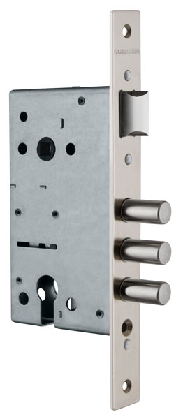 Корпус врезного замка с защёлкой ЗВ 12.11 /123:34//ГАРДИАН