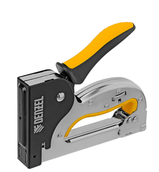 Степлер мебельный тип 53 4-14 мм Denzel