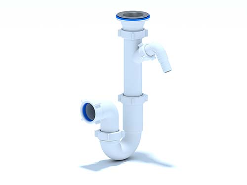 Сифон Ани 1-1/2"х40 прямоточный с носиком