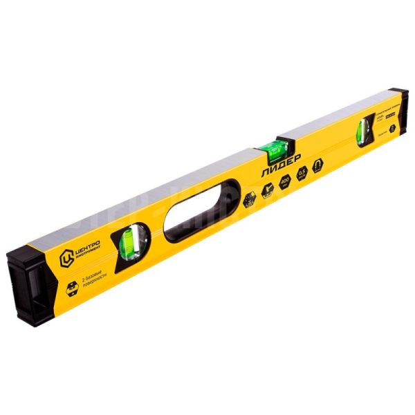Уровень 800 мм 3 колбы ЛИДЕР Л14-80