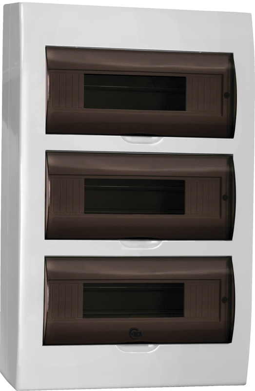 Бокс ЩРН-П-36 модулей навесн.пластик IP40 ИЭК (упак.5/5)