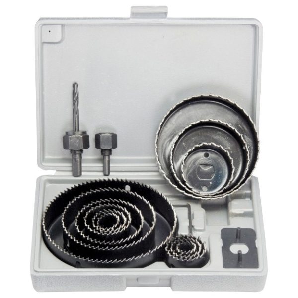 Набор кольцевых пил по дереву 19-127 мм 12 предметов MATRIX 70472