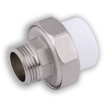 Муфта полипропиленовая разъём.(американка) с НР 25x 3/4" (120/10)