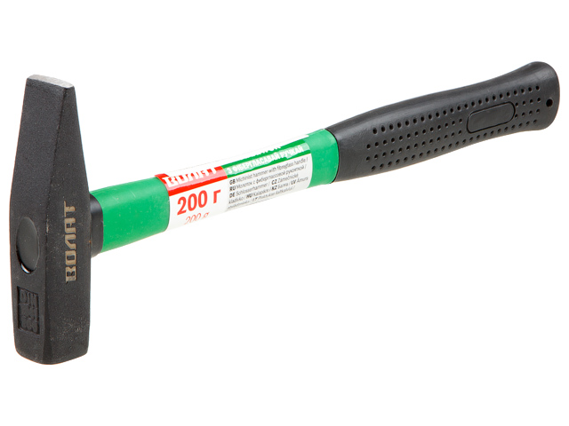 Молоток 200 гр с фиберглассовой рукояткой ВОЛАТ 10180-02 Молоток 200 гр с фиберглассовой рукояткой ВОЛАТ 10180-02