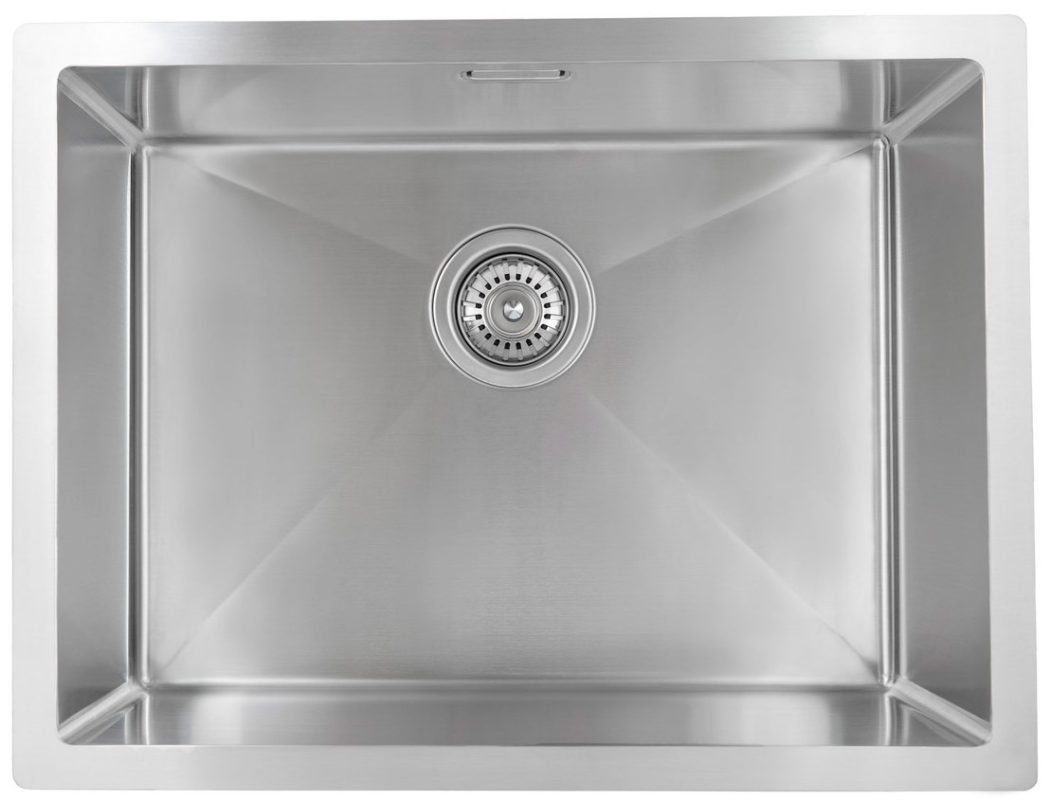 Мойка из нержавейки KAISER 580x440x200*2.0+1.2mm (цвет покрытия: сталь) /сифон