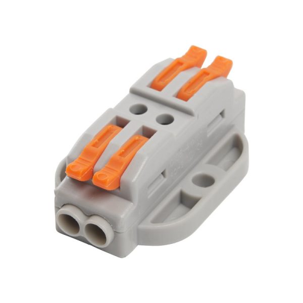 Строительно-монтажные клеммы для подключения фазных проводников 2 полюса, LD222-429 FERON упак40шт