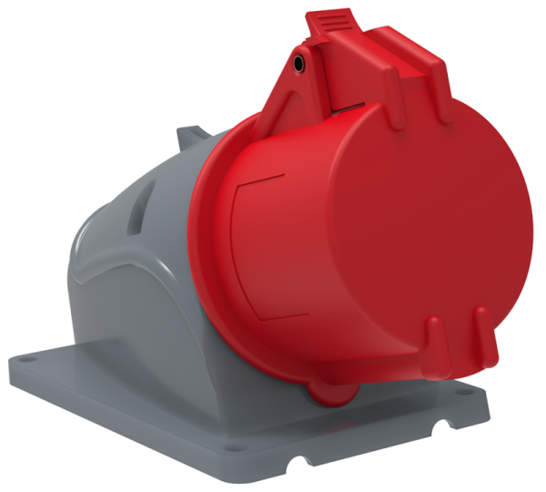 Розетка стационарная ССИ-124 32А-6ч/380-415В 3Р+РЕ IP44 MAGNUM ИЭК