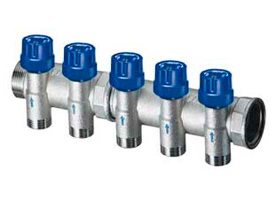 FAR Коллектор терморег. 1" - 4 вых. М24х19