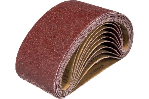 Лента шлифовальная 75*533 мм Р 80 бесконечная 10 шт Matrix 74235