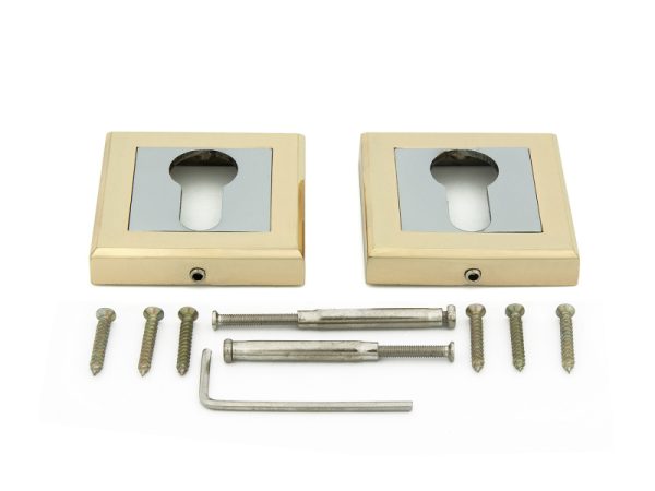 Накладка CS ET GP/CP, ключ-ключ (золото/хром) "PALLADIUM"