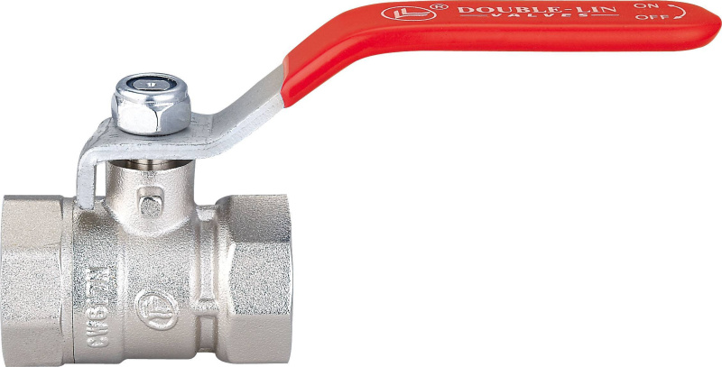Кран шаровой 1" в/в рычаг. (LIGHT) "Double-Lin" (12/72)