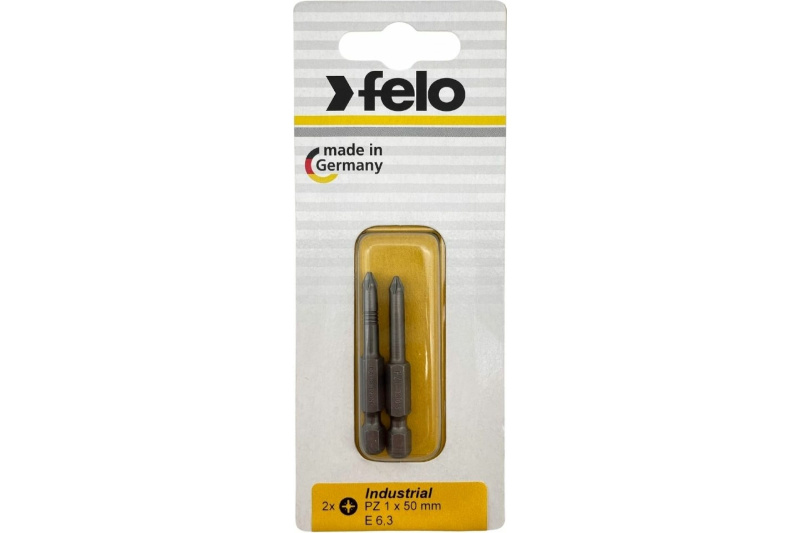 Бита PZ 1*50 мм Felo Industrial 03101536 2 шт Бита PZ 1*50 мм Felo Industrial 03101536 2 шт