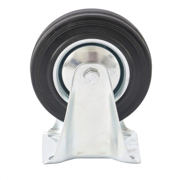 Колесо неповоротное, диаметр 125 мм, крепление платформенное// Сибртех