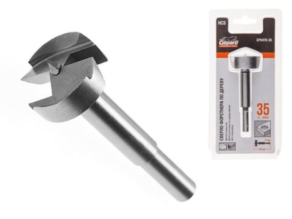 Сверло Форстнера 35 мм GEPARD