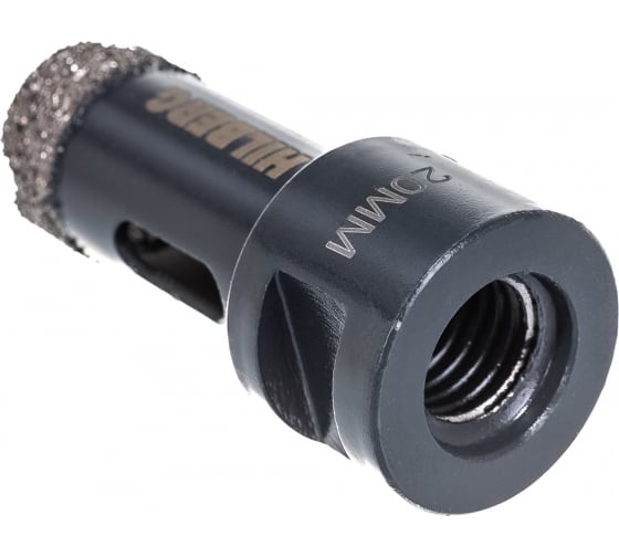 Коронка 20 мм под УШМ керамогранит гранит Super Hard Hilberg