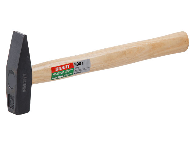 Молоток 500 гр с деревянной рукояткой ВОЛАТ Молоток 500 гр с деревянной рукояткой ВОЛАТ