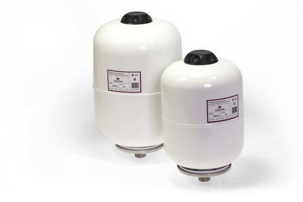 Расширительный бак TIM для ГВС 24 л. белый, Подключение 3/4"