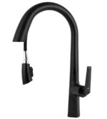 Смеситель KAISER Strike кухня Ø35 с выдвижным изливом, черный матовый Смеситель KAISER Strike кухня Ø35 с выдвижным изливом, черный матовый