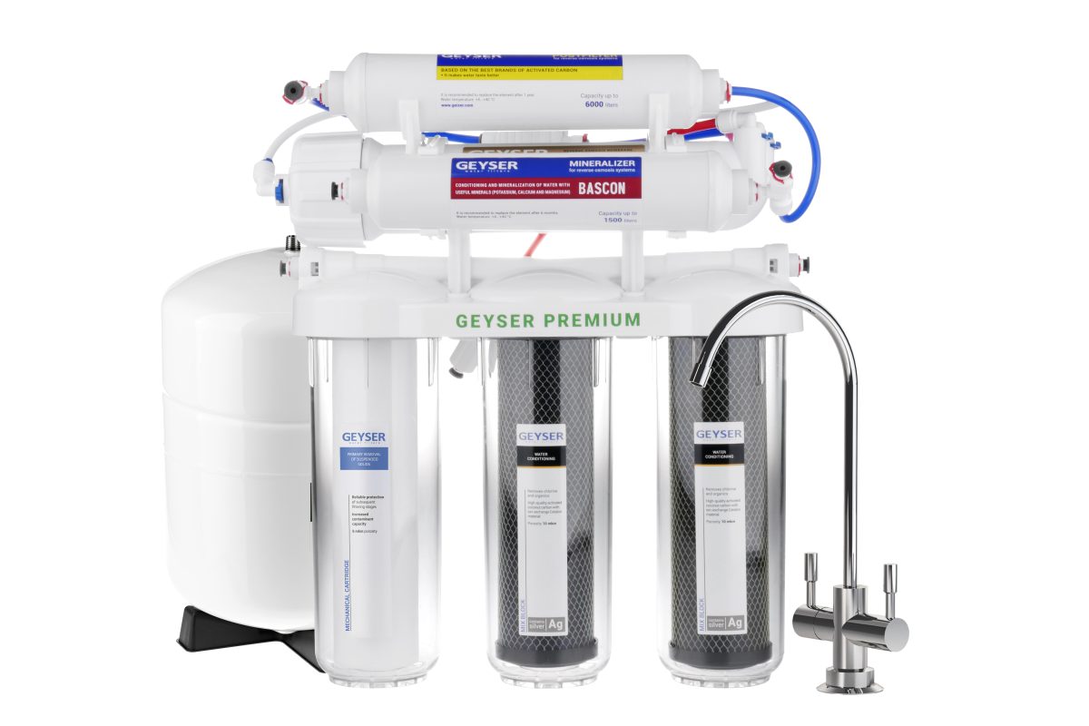 Система обратного осмоса Гейзер-ПРЕМИУМ (биомиметической технологией аквапоринов)