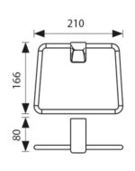 Держатель полотенца KAISER хром