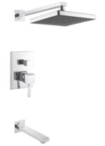 Душевая система KAISER Quadris скрытого монтажа (стац. лейка 200х200) /Хром Душевая система KAISER Quadris скрытого монтажа (стац. лейка 200х200) /Хром